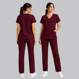 linen medical scrubs