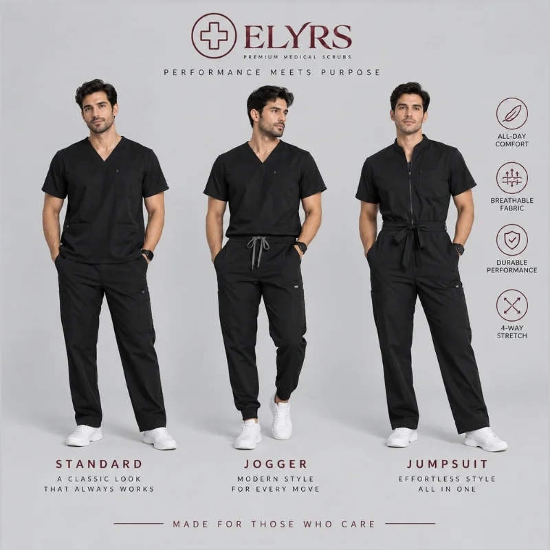 luxury scrubs men