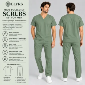 Men Polyester Scrubs (1)