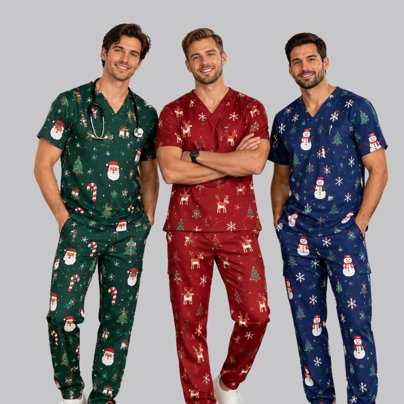 Mens Christmas Scrubs