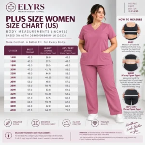 Plus Size Stretch Scrubs for Women | Finally Designed to Fit Your Curvy Body - Image 3