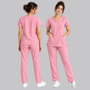 poly-spandex blend scrubs