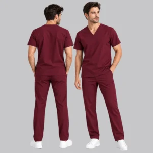 polyester spandex scrubs for men